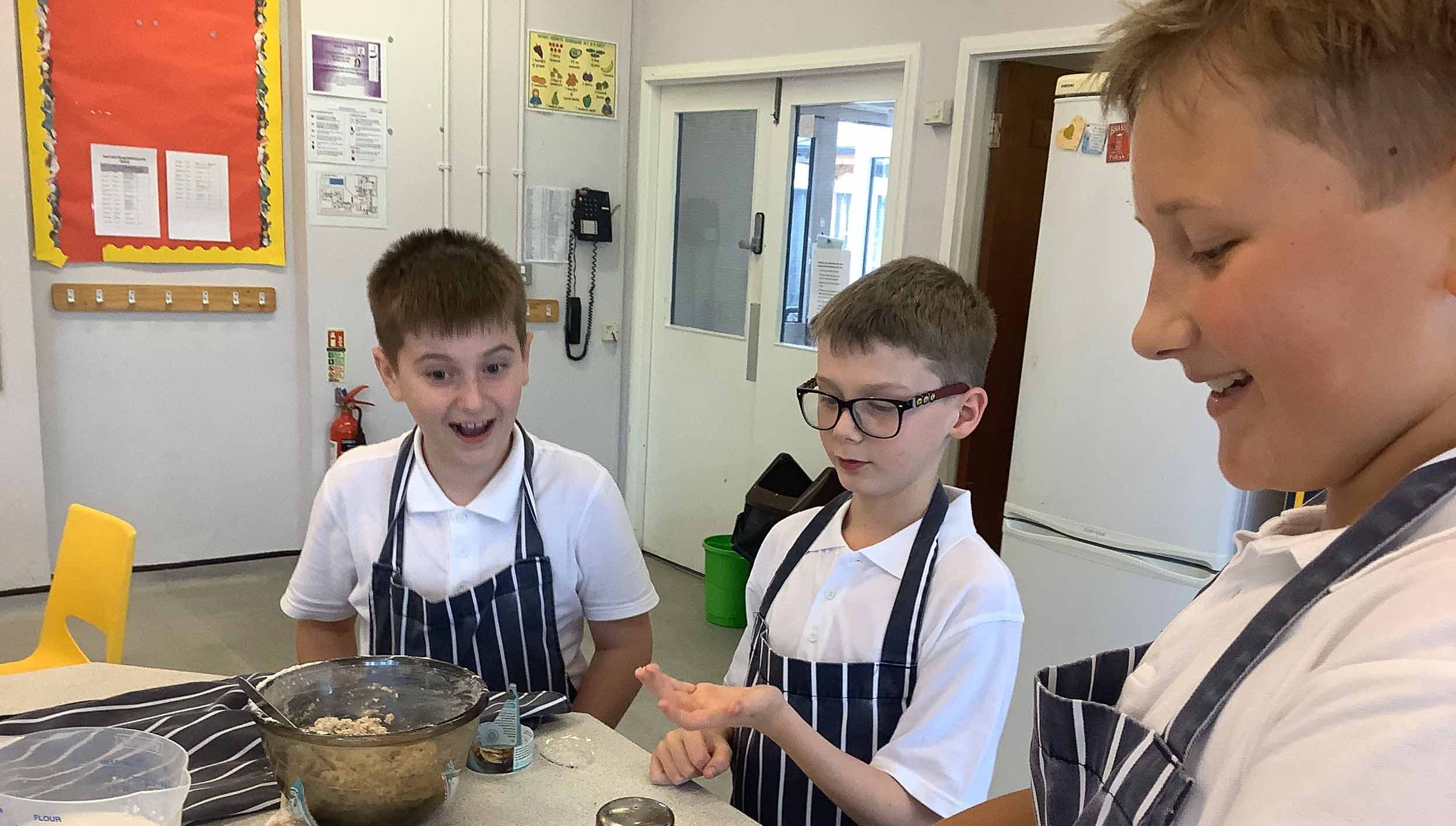 Pupils Cooking